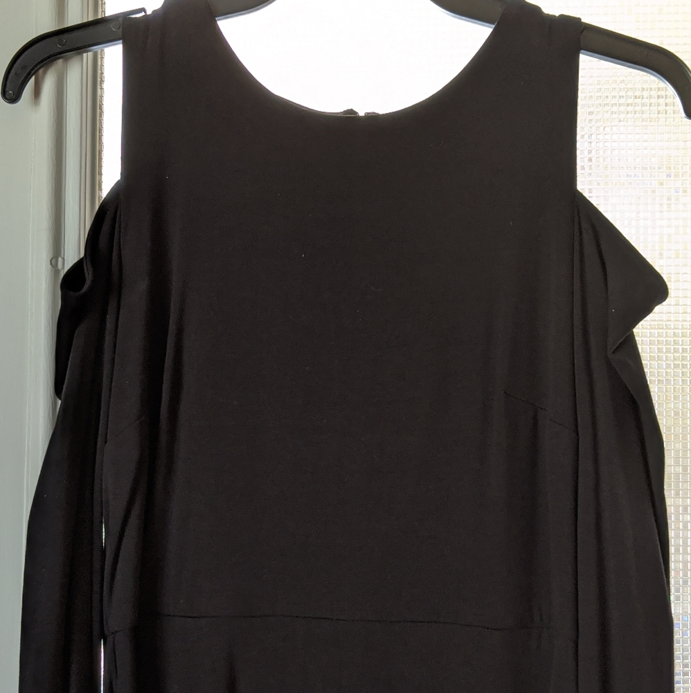 Loft cold shoulder little black dress